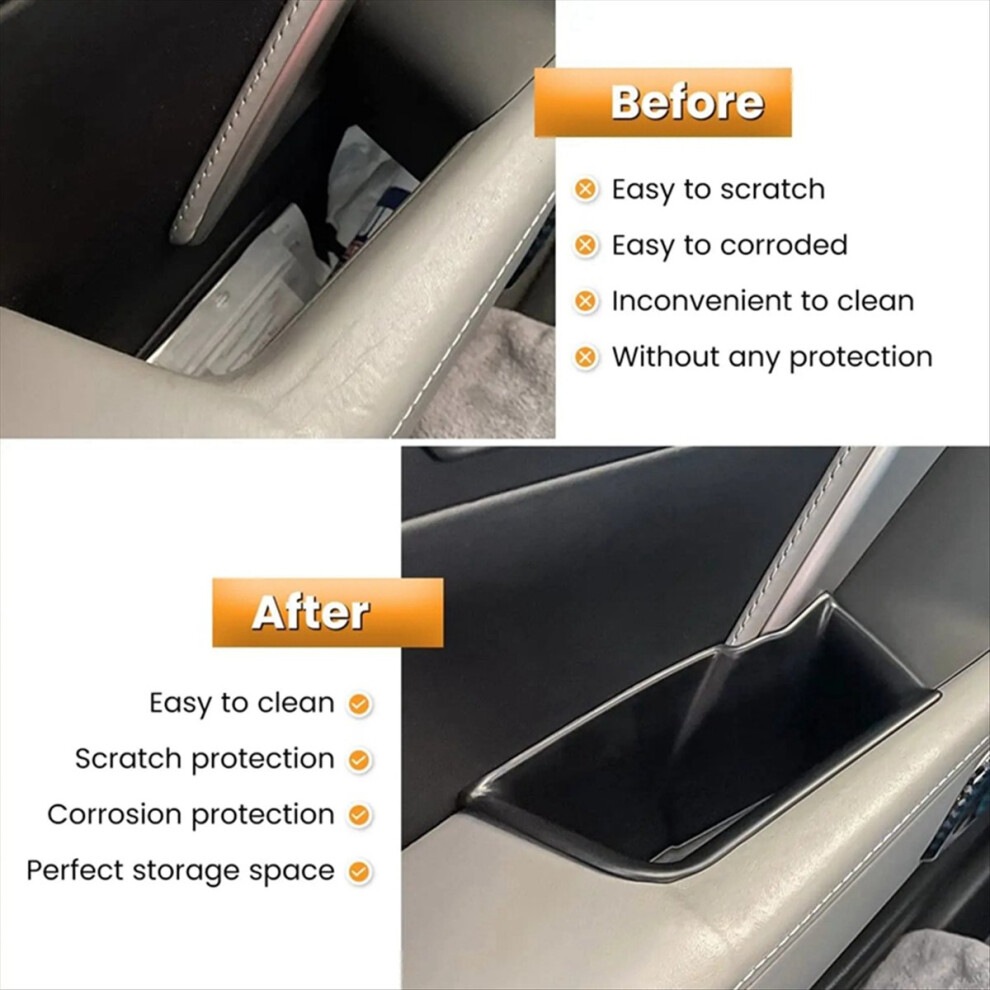 Inner Door Armrest Storage Box Tray For C7 Z06 Z51 4853535318890