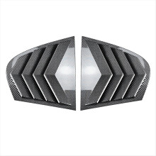 Car Rear Window Shutter Cover Trim Louver Side Ven