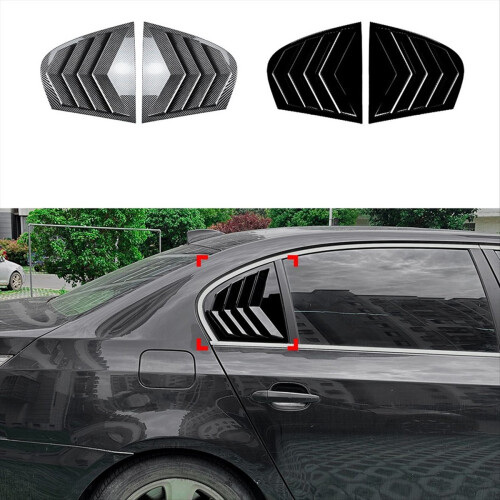 Car Rear Window Shutter Cover Trim Louver Side Ven 2