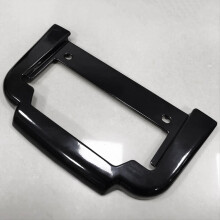 Black Rear License Plate Frame Mount for Tri Glide