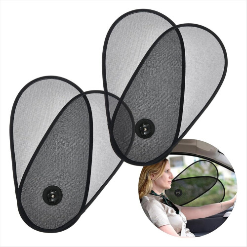 Car Window Shades for Baby 2 Pack, Side Sun Shade 2