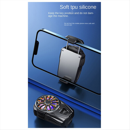 Phone Cooler Cooling Fan Rechargeable Semiconducto