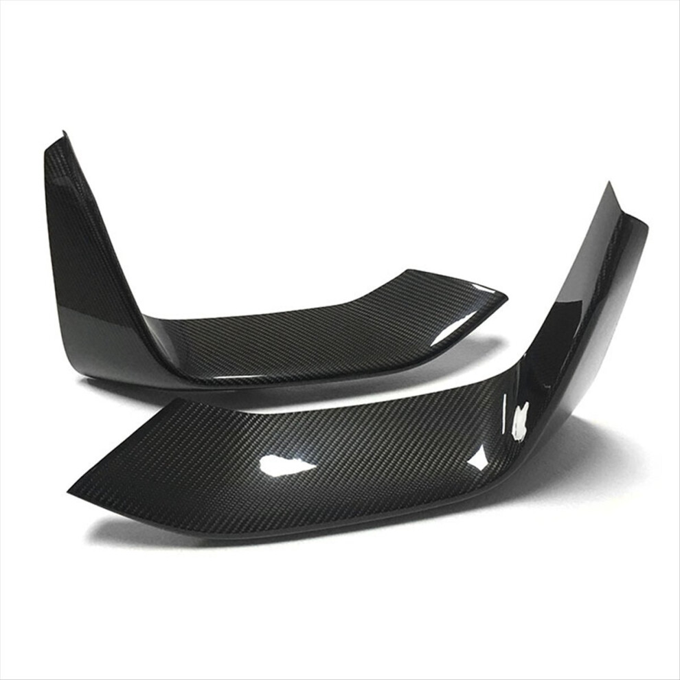2Pcs Car Front Bumper Spoiler Carbon Fiber For M3 4853386088256