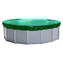 Capa de inverno Polar Plus, 12 anos de garantia para piscinas acima do solo, 350-366 cm, prevenção de detritos, bainhas com costura dupla para