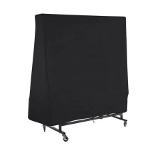 Table Tennis Cover, Dustproof Waterproof, Ultra Waterproof Cloth, Convenient Storage Bag Provided For Indoor & Outdoor Tables, Black, 165x70x185Cm