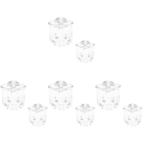 8 Glasfuttertöpfe Für Rote Regenwürmer 1