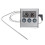 Backlit LCD Display Meat Thermometer, Timer Probe Food Thermometer for Oven and Grill, Tabletop Design for Countertop Use, Multi-Function Button 1