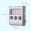 Backlit LCD Display Meat Thermometer, Timer Probe Food Thermometer for Oven and Grill, Tabletop Design for Countertop Use, Multi-Function Button 4