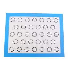Stainless Steel Baking Sheet Set, Oven Safe Silicone Baking Liner, Red Non-Stick Reusable Cookie Sheet Liner for Macaron, Cake, and Pastry Baking,