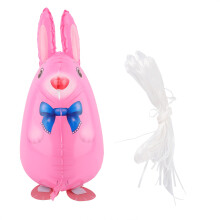 Coniglietto pasquale gonfiabile con motivi animali unici, eleganza stravagante per feste di compleanno e matrimoni, facile da gonfiare e sgonfiare,