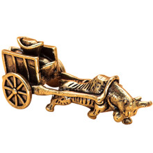 2 Kuh-Ornamente Figuren Büro Schreibtisch Western Badzimmer