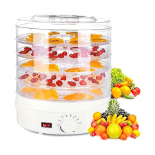 Mushroom Dehydrator With Temperature Control, 5Tray Food Dryer For Fruits, Vegetables, And Yogurt At Home