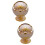 2 Flip-Cover Aschenbecher Gold 8