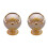 2 Flip-Cover Aschenbecher Gold 3