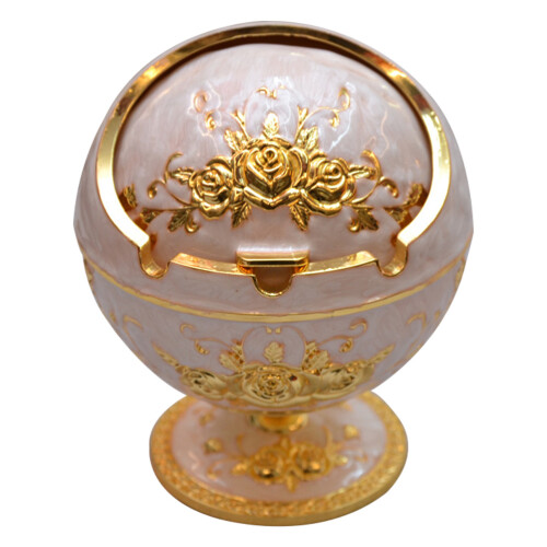 2 Flip-Cover Aschenbecher Gold 1