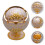 2 Flip-Cover Aschenbecher Gold 10