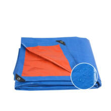 Prelată laminată pe ambele părți, protecție pentru camping și lucrări exterioare, dimensiune 2x4M, impermeabilă și rezistentă la rupere,