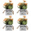 4Stk Künstliche Bonsai Wohnaccessoire 7
