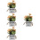4Stk Künstliche Bonsai Wohnaccessoire 9