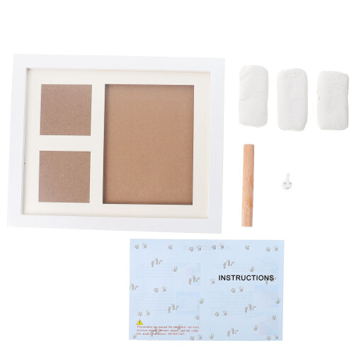 2 Sets Kreativer Handabdruck DIY Bilderrahmen Display Halter