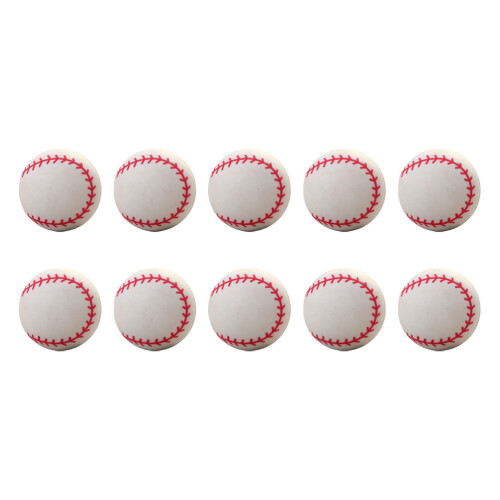 40 Pcs Baseball Pattern Bounce Balls Jumping Balls
