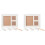 2 Sets Kreativer Handabdruck DIY Bilderrahmen Display Halter 3