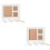 2 Sets Kreativer Handabdruck DIY Bilderrahmen Display Halter 7