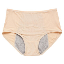 Women's Knickers Breathable Apricot 7XL Waist Physiological Underwear Before And After Menstruation