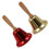 4 Pcs Metal Rattle Hand Call Bell With Handle 10