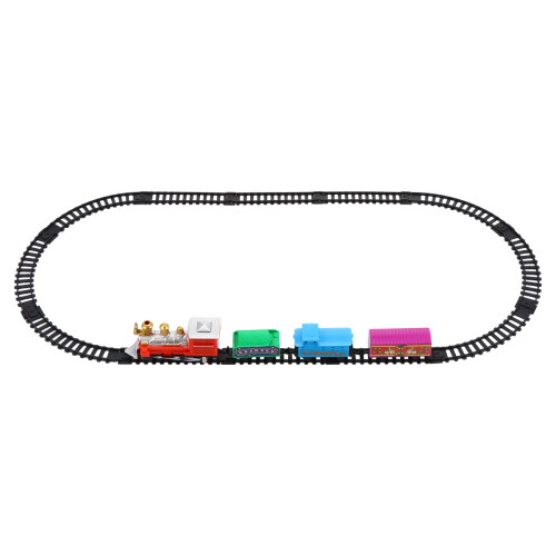 3Pcs Christmas Electric Rail Train Toy Set Plastic Suitcase 1