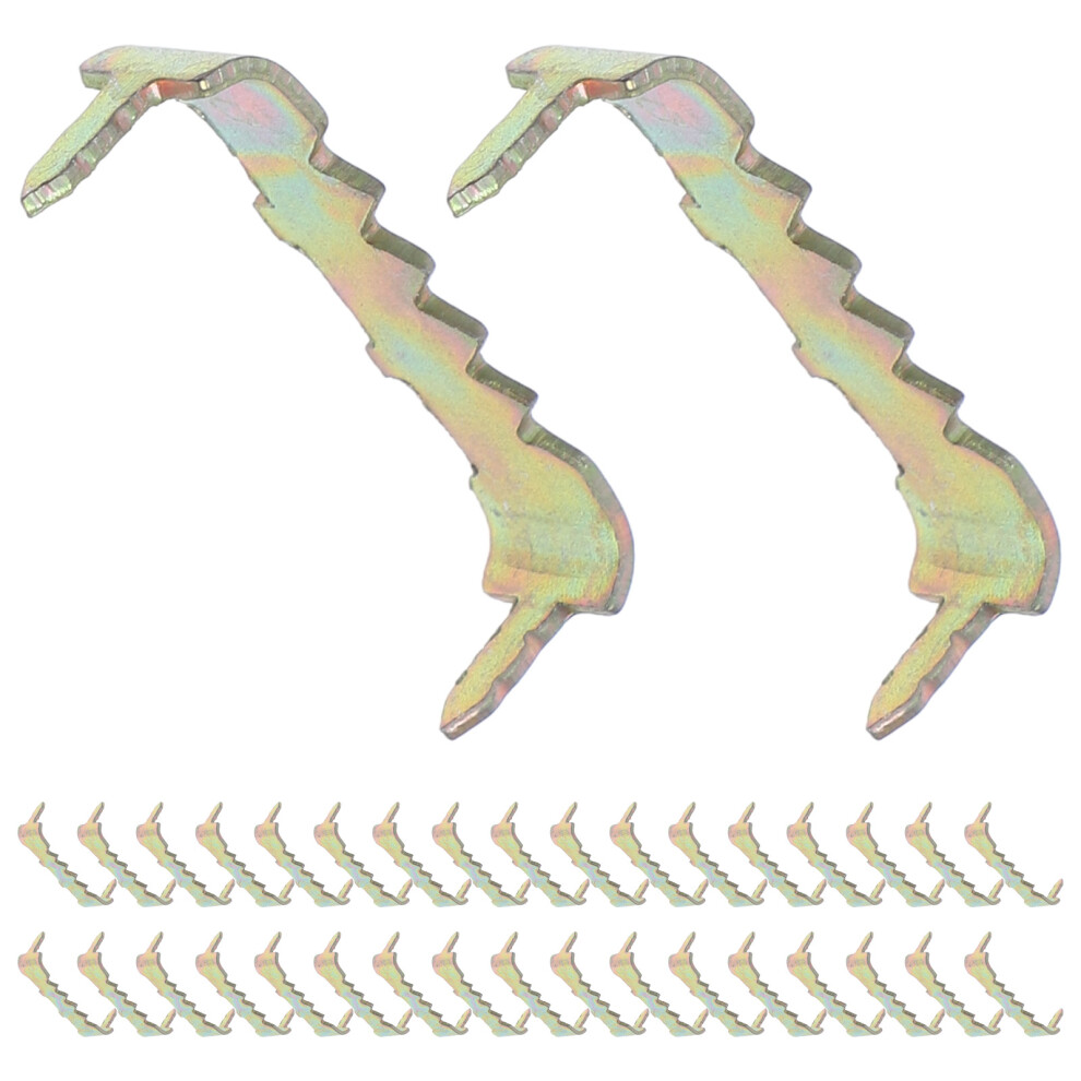 200Pcs Khaki Metal Picture Hangers For Photo Frames 3542628721815