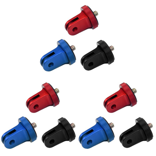 9 Pcs Aluminum Alloy Camera Screw Mount Adapter Brackets Assorted 1