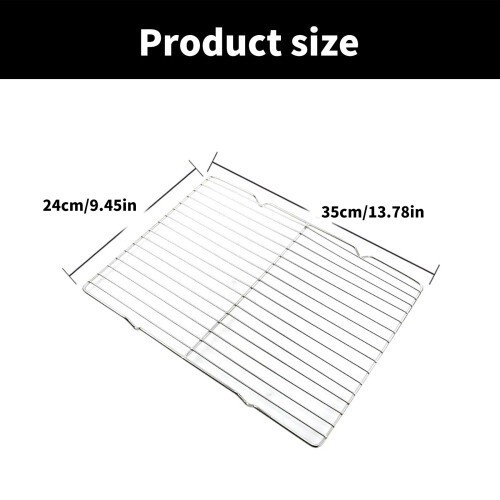Set Of 2 Durable Wire Baking Cooling Rack Stainless-35x24cm 2