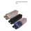 Motorcycle 51mm Double Outlet Exhaust Pipe Muffler Gradient Blue 6