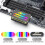 Προσαρμογέας ATX 24 ακίδων 90 RGB, 18 λειτουργίες φωτισμού θηλυκό σε αρσενικό 24 ακίδων 5