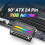 Προσαρμογέας ATX 24 ακίδων 90 RGB, 18 λειτουργίες φωτισμού θηλυκό σε αρσενικό 24 ακίδων 4