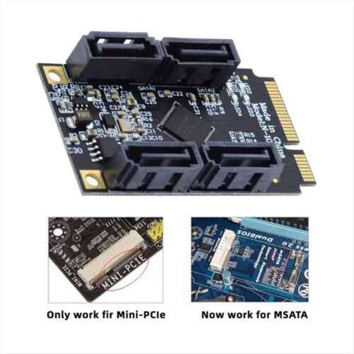 A+E PCI Express Mini PCI-E PCI Express PCI-E to 4 Ports 3.0 on OnBuy
