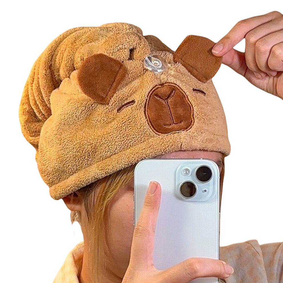 Absorbent Microfiber Bath Hair Turban for-Threedimensional Ca