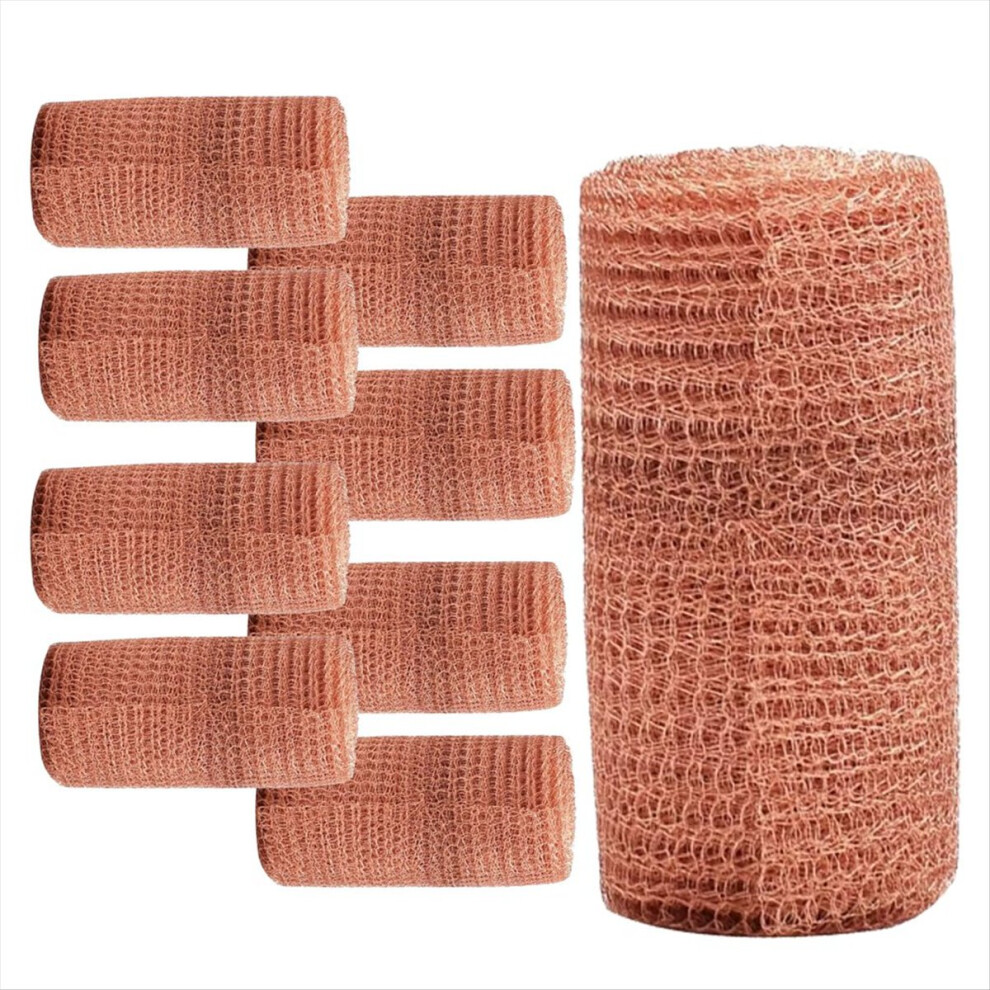 9Pcs 12.7Cmx3meter Copper Knitted Wire Mesh Rustproof Copper Mesh 4852742534390