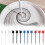 Epoxy Mixer Attachment for Drill, 12-Piece Set - Helix Paddles 6