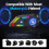 Motorhelm Bluetooth-headset met luidsprekers en 2 microfoons 5