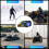 Motorhelm Bluetooth-headset met luidsprekers en 2 microfoons 7