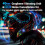 Motorhelm Bluetooth-headset met luidsprekers en 2 microfoons 4