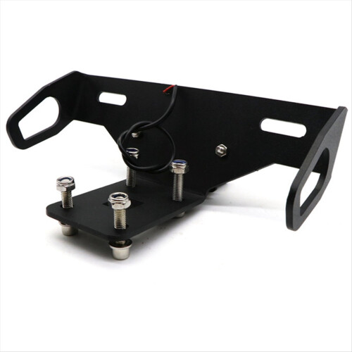 Motorfiets aangepaste kentekenplaathouder met lamp voor 2