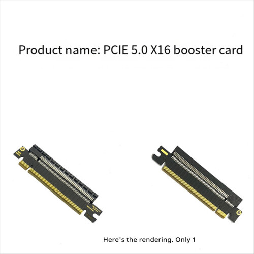 Placa riser protetora PCI Express 5.0 x16 PCI-E para PCI-E 16x 1