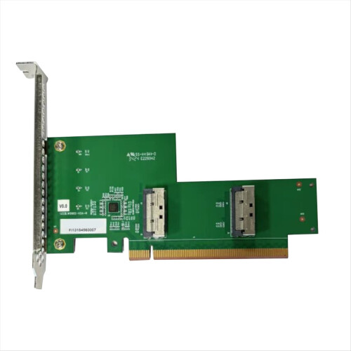Κάρτα MCIO Split PCIe 5.0 8x16x σε βάση 2xMCIO8I 6PIN 1