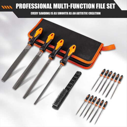 17-Piece Metal File Set, for Plastic and Wood Projects 2