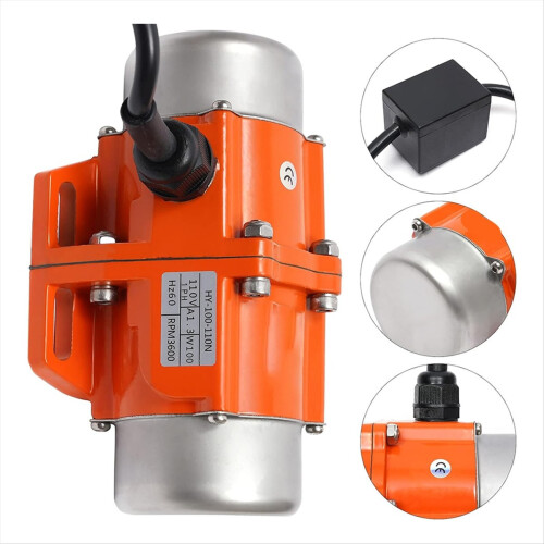 Ac Vibration Motor 100W Vibrating Asynchronous 110V 3600Rpm 1