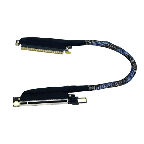 Καλώδιο επέκτασης κάρτας γραφικών PCIE 5.0 X16, επιπλατινωμένο με ασήμι 40cm