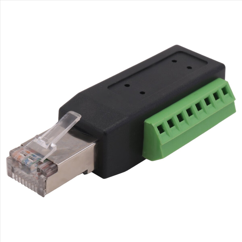 Rj45 Screw Terminal Connector For Ethernet Cat5 /6/7 Av 4852742551953